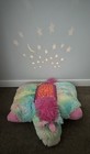 Pillow Pets Dream Lites Rainbow Unicorn Working Night Light Plush 12   Tested