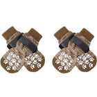 4pcs Anti-slip Dog Socks With Adjustable Straps     Pet Paw Protector Indoor
