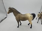 Vintage Breyer Grey Appaloosa 1980   s Retired Set Very Nice Displayed  Usa 