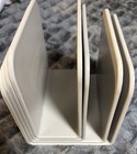 Caraway Set 4 Nesting Magnetic Pot Pan Lid Holders Beige Kitchen Organization