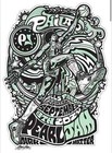 Pearl Jam Philadelphia Gid Poster - Ames Bros Ap 76ers 9 9 2024 - Glow-in-dark