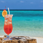 Scrapbooking Crafts 12x12 Paper Unplugged Beach Ocean Beer Sand Tropical Drink