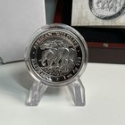 2013 Somalia 100 Shillings High Relief Elephant 1 Oz  999 Silver  Ogp