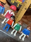 Lot Of 5 Playmobil Geobra People Figures Man Woman Kids Family Vintage Couple