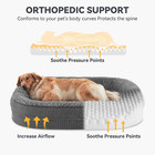 Orthopedic Dog Beds Large Sized Dog  Xl Egg-crate Memory Foam Pet Couch Bed With