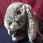Vintage Animal Alley Bunny Rabbit Plush Brown Floppy Ear Stuffed Toy