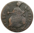 1786 Vermont Copper  Bust Left  Rr-10  R4