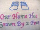 Novel Baby  One Of A Kind  Hand Made  Stitched Nursery  Pillow 8 1 2 
