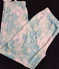 Ladies Medium Pajama Bottom  Lt Weight  Super Soft Pj  Lounge Pants  Tye Dye New