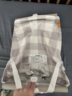 Binxy Baby Grey Checkers Shopping Cart Hammock Cotton