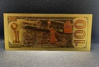 Michael Jordan  100 One Hundred Dollar Bill 24k Gold Note  Chicago Bulls
