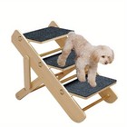 Foldable And Adjustable Pet Ladder Ramps  Dog Ladders auxiliary Ladder Climbing