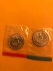 1973 P d Washington Quarter Uncirculated Still In Mint Cello L  k