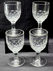 Antique New York 6 25    Crystal Goblet Honeycomb By James B  Lyon   Co - Set Of 4