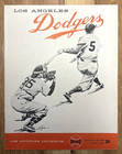 Lot Two Vintage 1959 Los Angeles Dodgers Official Scorecard From Coliseum