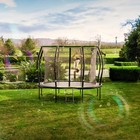 Jumpflex Flex 12  Round Trampoline  Outdoor Play Equipment   Safety Net   Ladder