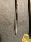 Vtg Corporate Logo Cross Garland Papermate Pen Pencil Set Silver Gold Steel Usa
