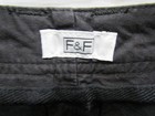 New Womens F f Black Shorts Size 6 Inseam 6  Waist Flat 16  Rise 11 