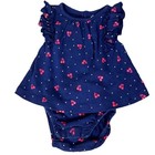 Carter s Old Navy Baby Girl Bodysuit Lot 9pc Sz 0-3m Multicolor Floral Elephant