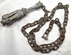 Anchor  Vintage 4 Prong Folding Anchor With 6  Of Chain  Total Weigh 8 Lbs 