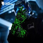 Alien Monster Night Light Motorcycle Gloves Cycling Riding Leather Touch Screen