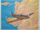 Vintage Douglas Aviation Tested Gasoline Bell Airacobra Wwii Airplane Art Print