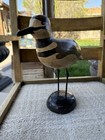 Vintage Hand-carved And Hand-painted Killdeer Shore Bird Free Shipping