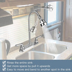 Rv Kitchen Faucet camper Rv Sink Faucets Kitchen Replacement With Flexible Arc 3
