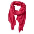  Womens Classic Soft Solid Lightweight Oblong Scarf One Size Deep Pink