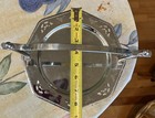 Vintage Victorian Style 2-tier Tea Cake Stand stainless Steel octagonal cutwork