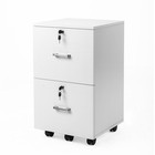 2-drawer Filing Cabinet For Home Office  Optional Locking Casters For Stationary