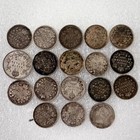 Lot Of Silver Coins 1872 H Canada 5 Cent   More 