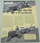 1941 Magazine Photo Farmall A   Case Tractors Farm Equipment