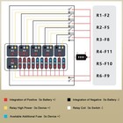 For Car Truck 12v Relay Box  6 Relays  11 Relay Slots   Ato Fuse Slots