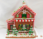 New Trimsetter Gingerbread House Light Up Led Christmas Tree Store 15 t X 12 5 l