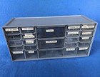 Akro-mils 10-136 Gray 23 Drawer Plastic Storage Cabinet Parts Hardware Hobby Bin