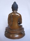 Copper Buddha Traditional Statue Hand Made Carving Collectible Antique Old Look
