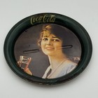 Victorian Coca-cola Ad Tin Coaster   Ashtray Set Of 6 Collectible  read 