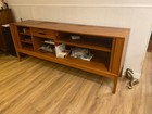 Vintage 1960 s Danish Mid Century Modern Teak Credenza - Sideboard