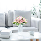 Peonies Artificial Flowers  Small Silk Flowers For Home Decor Indoor Fake Bouque