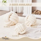 Knot Pillow   Soft Home Decorative Pillows  Round Throw Pillow  Handmade Knot   