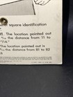 Vintage 1968 Us Army Dummy Compass Training Card Vietnam War Era Military Gta524