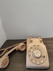 Vintage Bell System Rotary Dial Phone Western Electric Beige Desk Telephone Prop