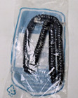 Black Landline Phone Handset Cord Receiver Curly Coil Lynn H4du 12 Bk 12ft