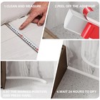  1 2 Inch Flexible Quarter Round Molding  Peel And Deep Coffee Color 39inch