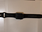 Apple Watch Series 1 42mm Aluminum Case Black And Red Sport Band -  mnnl2ll a 