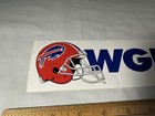 Vintage 1990 s Bumper Sticker Decal Buffalo Bills Nfl Football Wgr 55 Radio