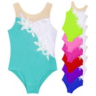 Girls Leotard Shiny Gymnastics Kids Bodysuit Biketards Jumpsuit Tumbling Ballet