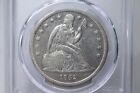 1842  1 Silver Seated Liberty Dollar Pcgs Xf40  9171