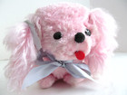 Rushton Dog Star Creation   Pink Pekingesse Plush Rare Vintage Stuffed Animal B